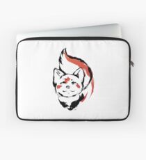 Little kitsune Japanese style inking. Laptop Sleeve