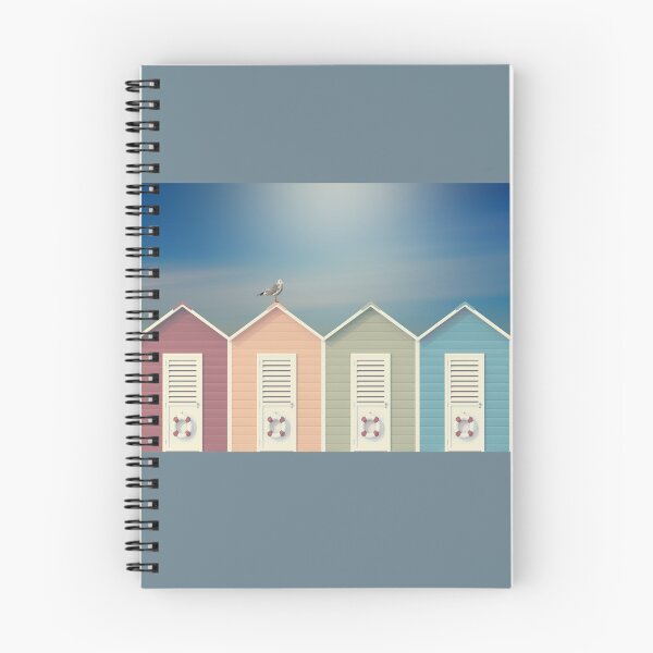 Item preview, pastel coloured beach huts designed and sold by chrissiexxx68.