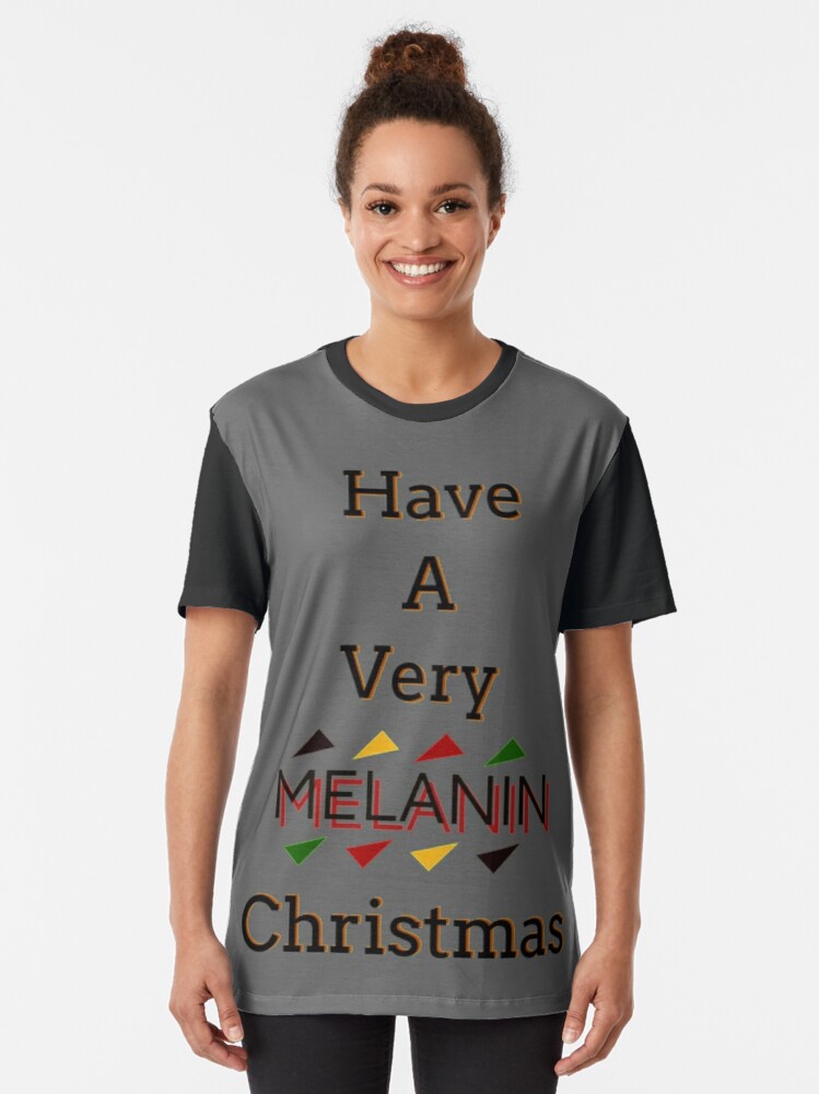 melanin christmas shirts