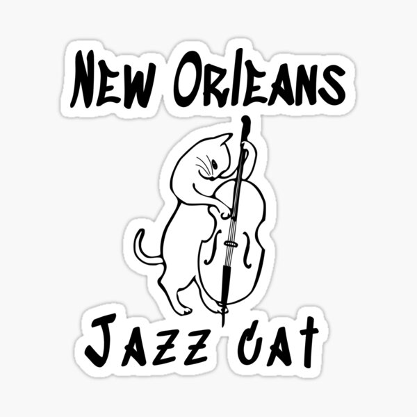 gift-for-jazz-lover-or-cello-teacher-sticker-for-sale-by-quirkyhatdesign-redbubble