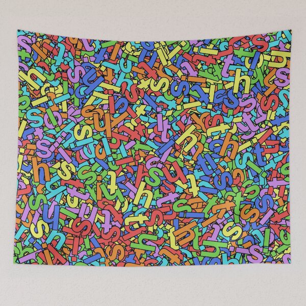 Item preview, Four rainbow letters designed and sold by dima-v.