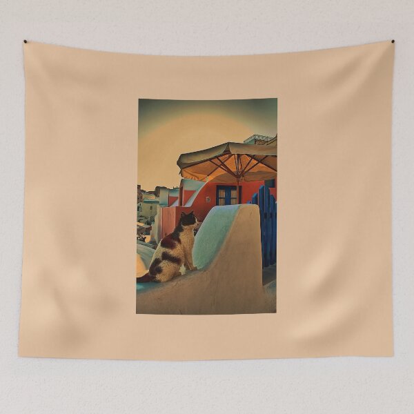 Item preview, Greece. Santorini. Oia. Street cat. designed and sold by vadim19.