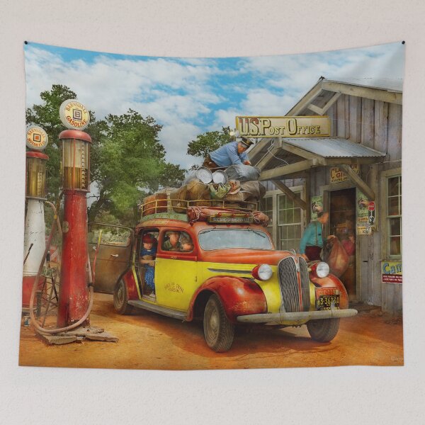 Item preview, Gas Station - Fresh delivery to Pie Town 1940 designed and sold by Mike Savad Photography.