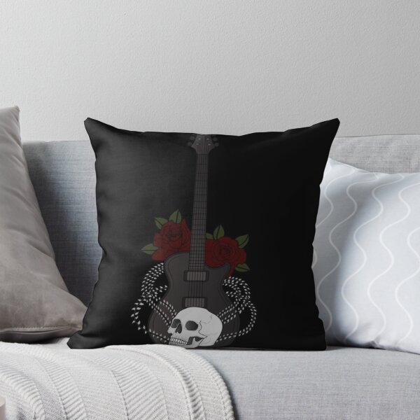 Item preview, Cráneo y guitarra designed and sold by ExpressionArts.