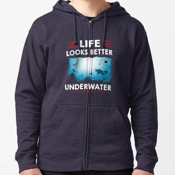 Scuba Diving - Best Gift for Diver Zipped Hoodie