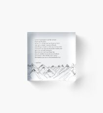 Wise words Quotes for women Acrylic Block