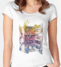 Moldy Fridge - Who Forgot the Hum(m)us? Women's Fitted Scoop T-Shirt