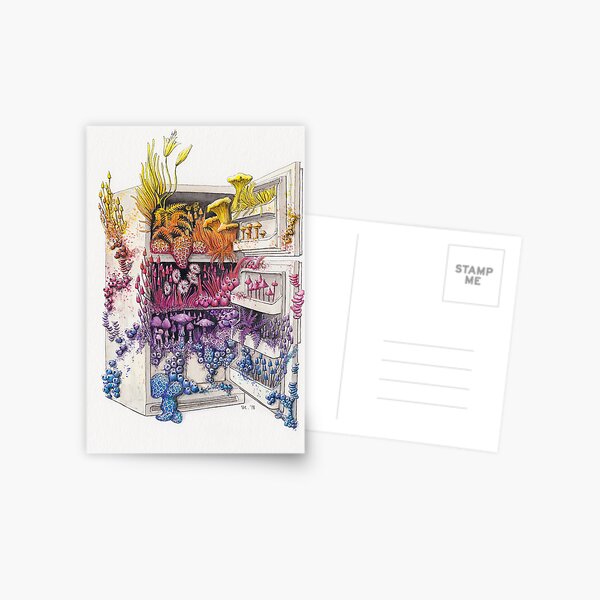 Tinte Postkarte
