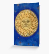 Old Fashioned Sun Greeting Card
