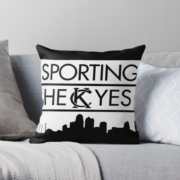 SPORTING HEKCYES (WHITE) Throw Pillow
