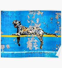 Banksy Leopard Poster