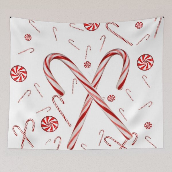 Item preview, CHRISTMAS PEPPERMINT CANDY CANES HOLIDAY ART designed and sold by sharlesart.