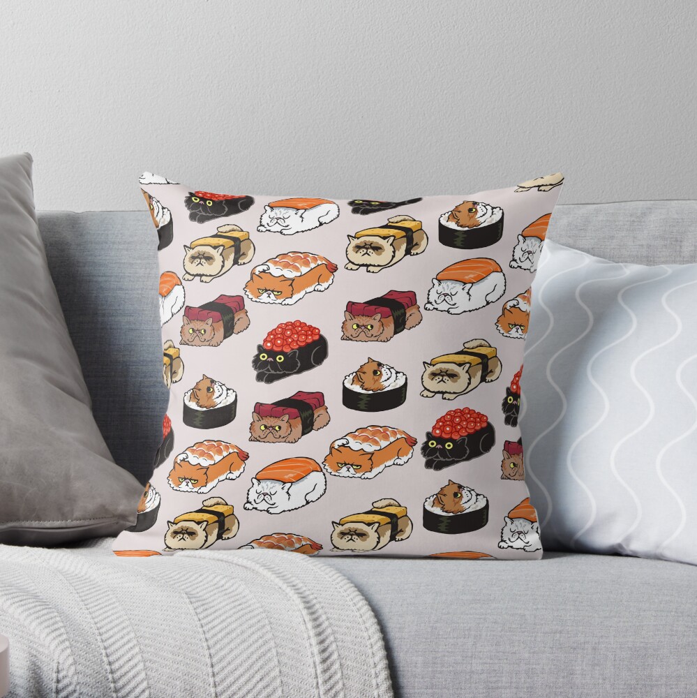 Item preview, Throw Pillow designed and sold by Huebucket.