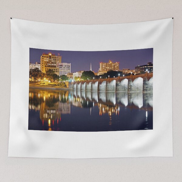 Item preview, Harrisburg Pennsylvania at Night designed and sold by Delmas Lehman.