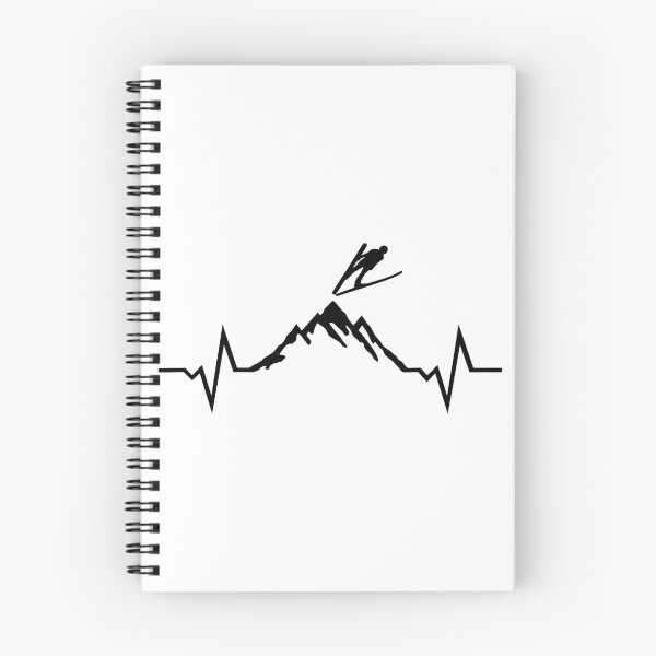 Item preview, Ski Jumping Heartbeat designed and sold by claudiasartwork.