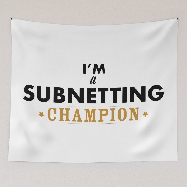Item preview, I'm A Subnetting Champion Black Great Gift Idea for Network Admins designed and sold by SphereZones.