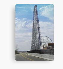 "One Tall Coaster" Metal Print