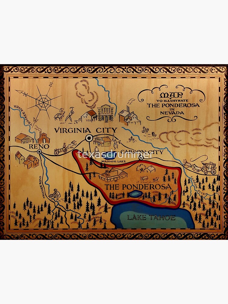 The Ponderosa Map by texasdrummer