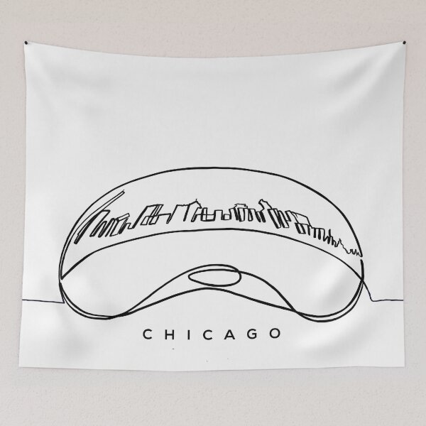 Item preview, Chicago Cloud Gate  designed and sold by Melulines.