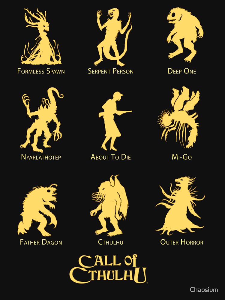 Call of Cthulhu - Know Your Monsters by Chaosium