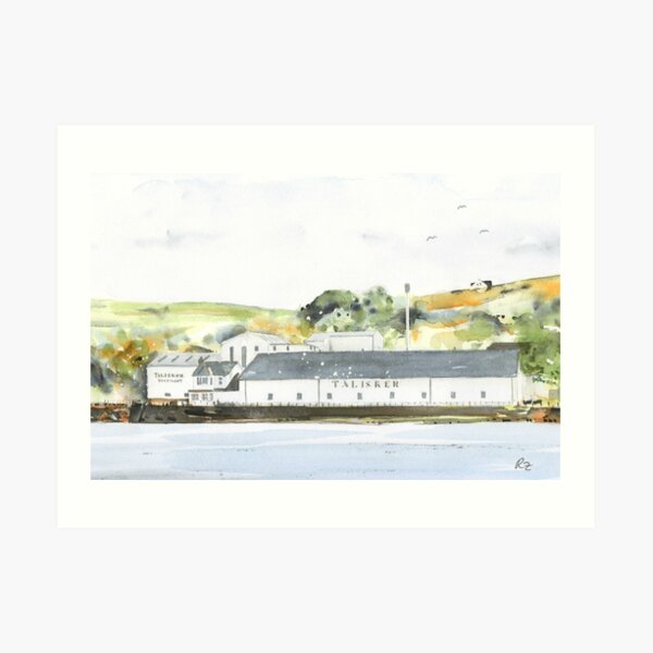 Art print POSTER Canvas Antique Delivery Truck for Strathisla Distillery