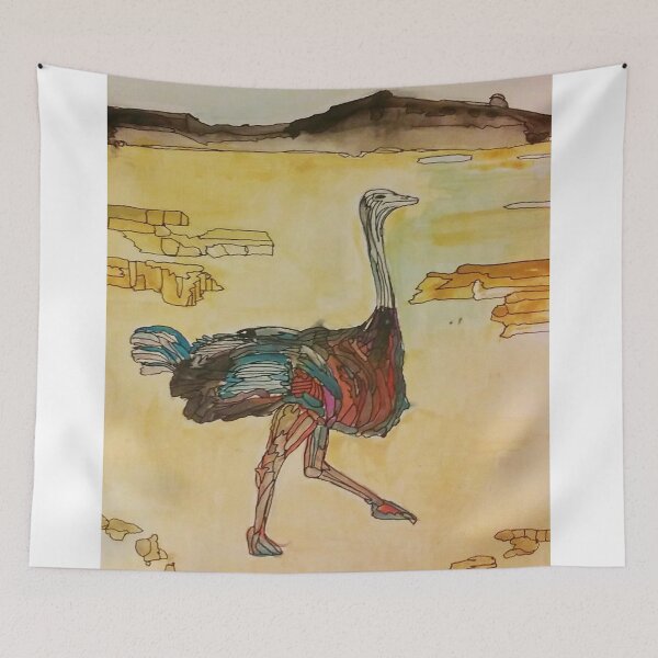 Item preview, Sprinting Ostrich designed and sold by WhitleyAndrew.