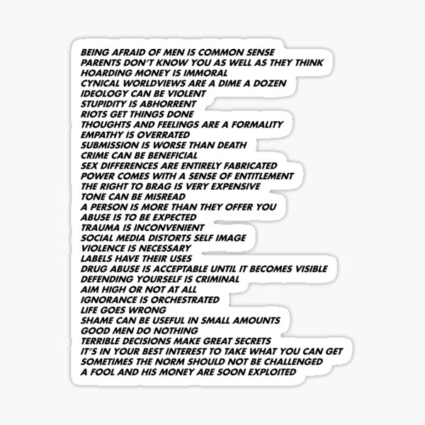 Jenny Holzer Stickers Redbubble