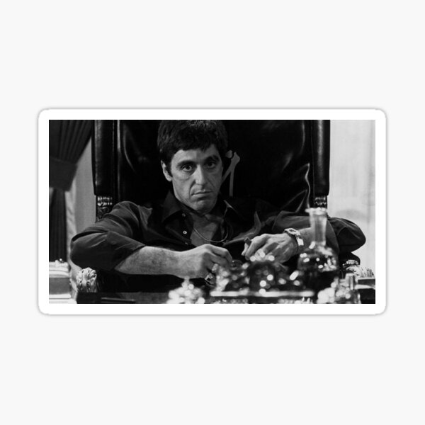 Al Pacino Scarface Pegatina