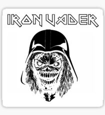 Iron Vader Darth Vader Eddie MashUp Sticker