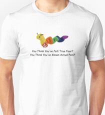 Glaubst du, du hast wahre Angst gefühlt? Sie denken, Sie haben tatsächliche Schmerzen gewusst? (Comic sans) Unisex T-Shirt
