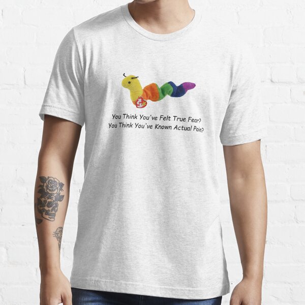 ¿Crees que has sentido verdadero miedo? ¿Crees que has conocido el dolor real? (Comic Sans) Camiseta esencial
