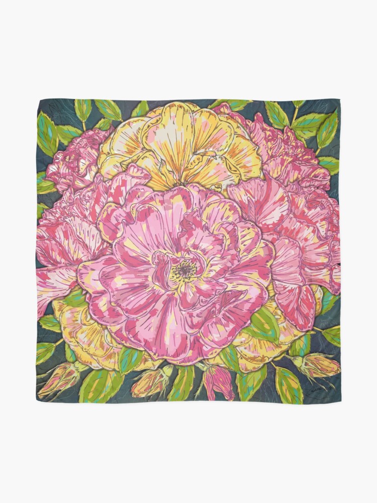 Alternate view of Summer Roses Scarf