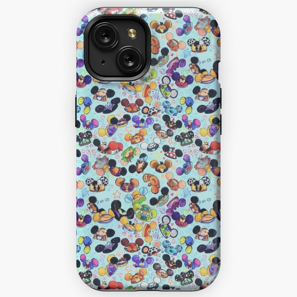 DISNEY 5 iPhone 11 12 13 14 15 Pro / Max / Mini / Plus Case Cover inspiré  des personnages Disney Disneyland Castle Mickey Minnie Mouse -  France