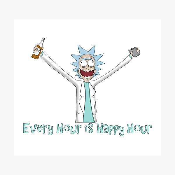 Every Hour is Happy Hour Photographic Print