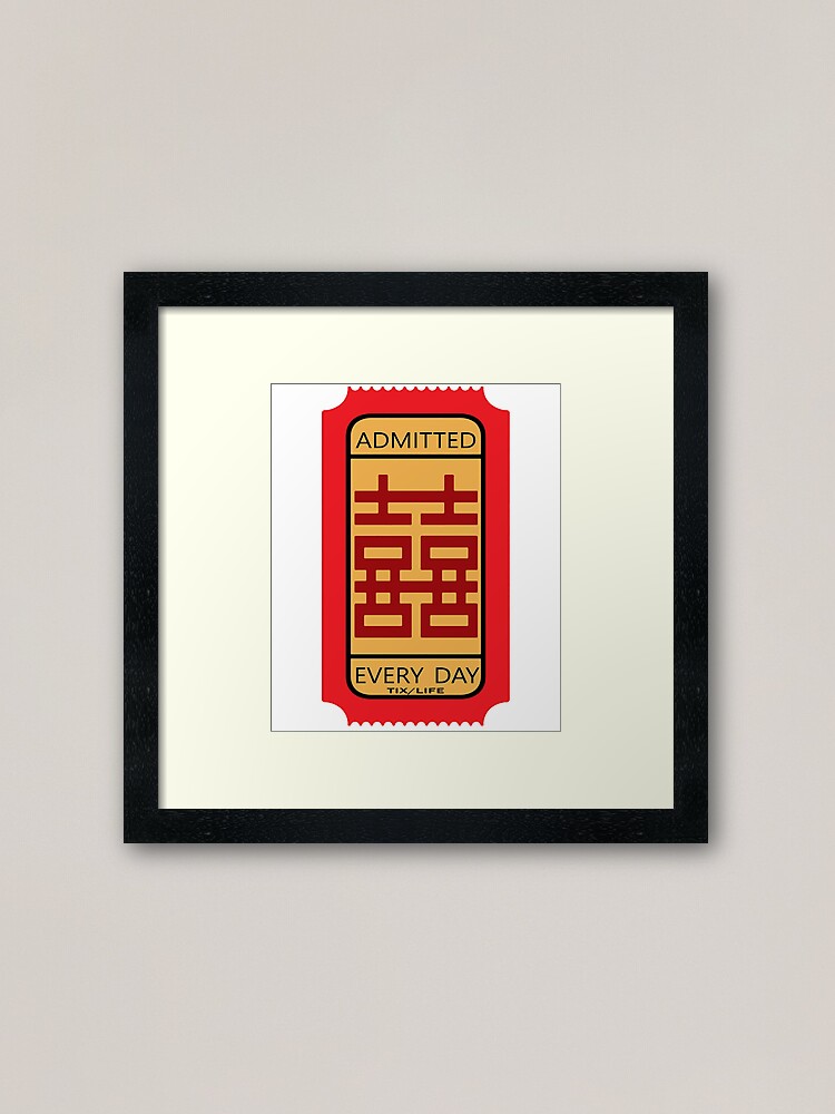 "Symbol des doppelten Glücks in chinesischen Feng ShuiSymbolen, um