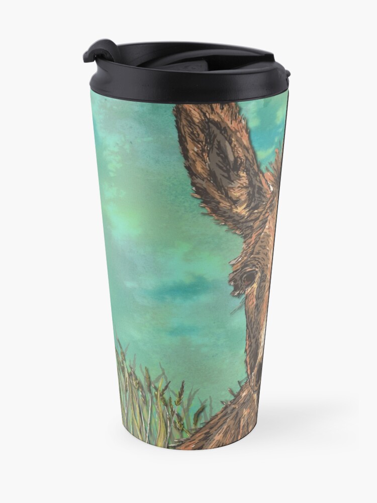 Alternate view of Little Brown Donkey Travel Mug