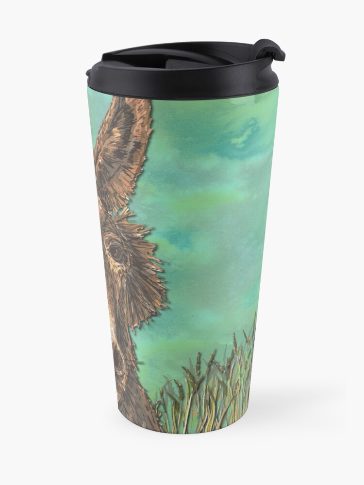 Alternate view of Little Brown Donkey Travel Mug