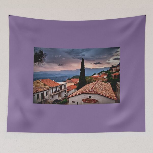 Item preview, Greece. Town of Delphi. Twilight. designed and sold by vadim19.