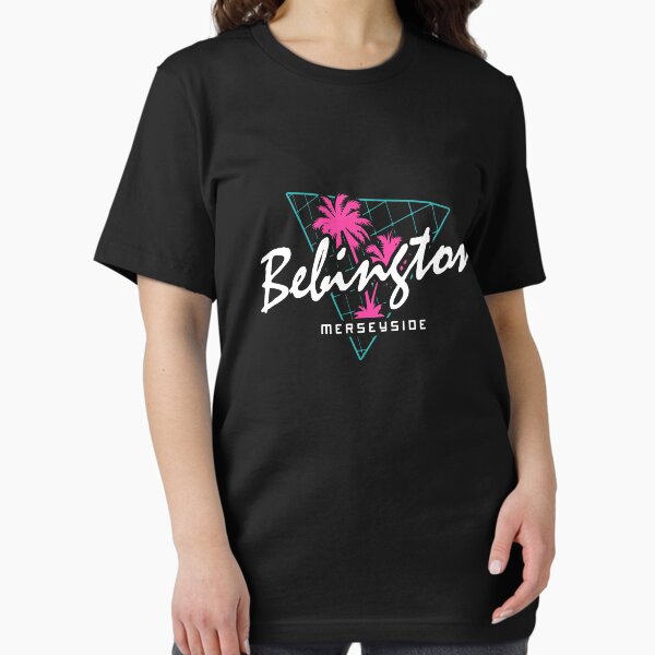 Item preview, Retro 80s Neon 'Bebington' Vintage Merseyside designed and sold by dinosareforever.