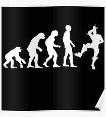 human evolution take that l emote dance poster - fortnite season 6 poster