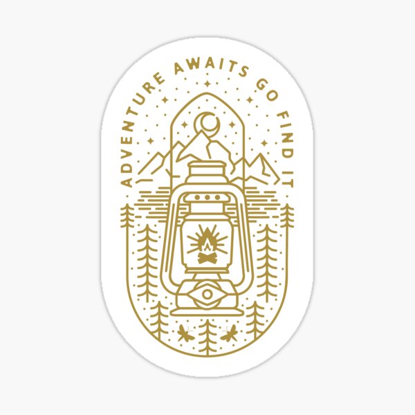 Adventure Awaits Sticker