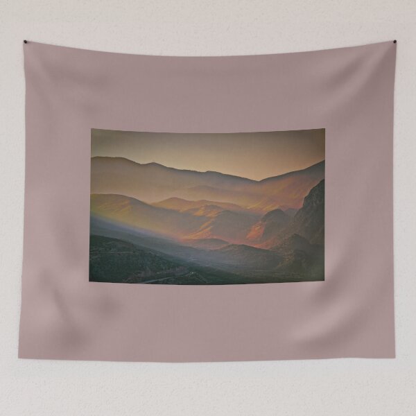 Item preview, Greece. Hills of Delphi. Sunrise. designed and sold by vadim19.