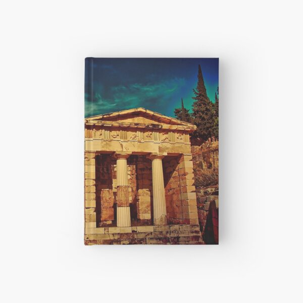 Greece. Ancient site of Delphi. Hardcover Journal