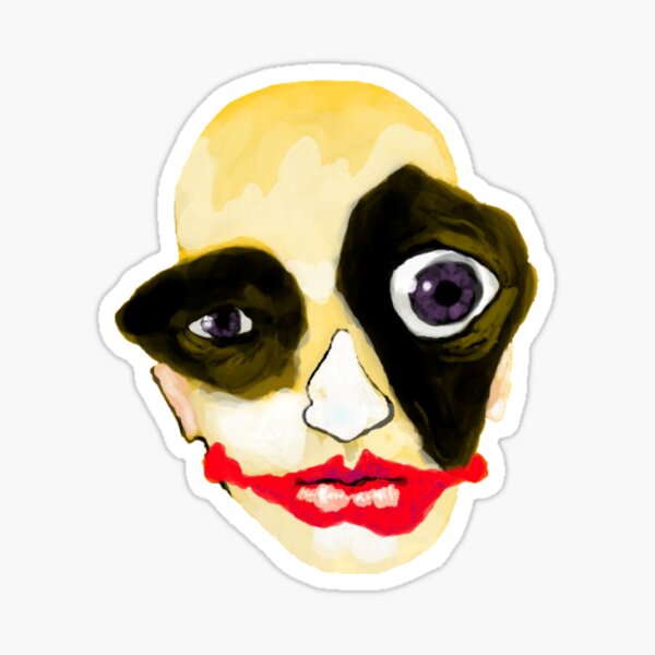 Jester Head Sticker