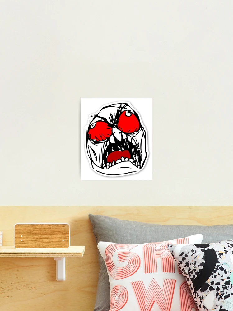  Rage Face MEME Vinyl Decal Sticker- 12 Tall Gloss