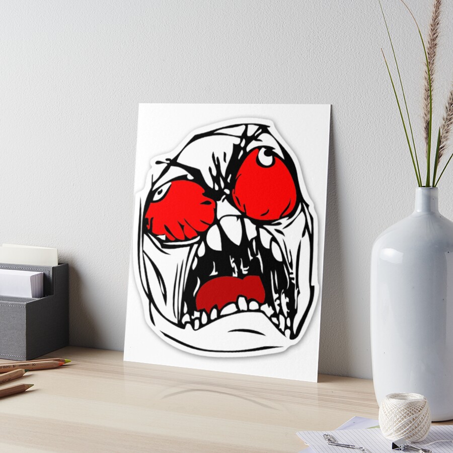 Rage Face meme Sticker for Sale by Aiden93