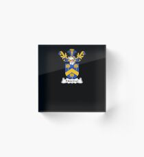 Mossman Coat of Arms - Family Crest Shirt Acrylic Block