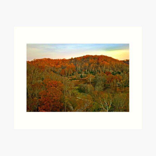 Ridgeline at Sunset Art Print