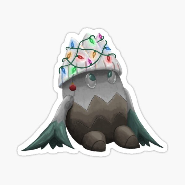 Snover mit Weihnachtsbeleuchtung Sticker