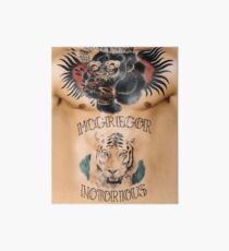 Conor McGregor Tattoos Chest and Stomach Art Board